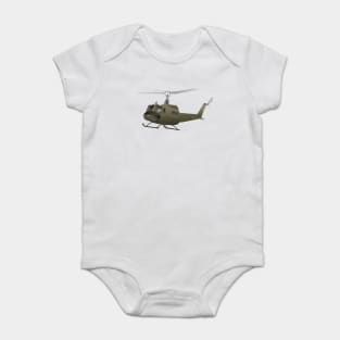 UH-1 Huey Helicopter Baby Bodysuit